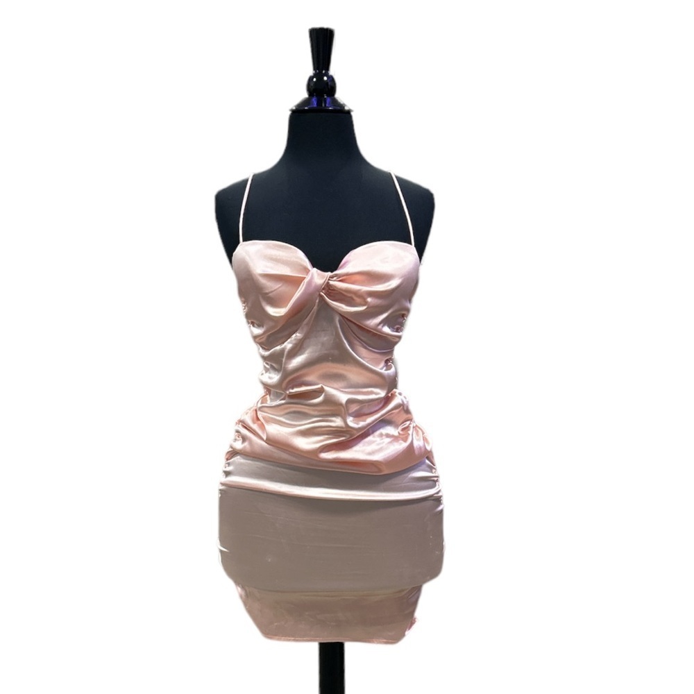 SALTY Ruched Mini Dress
